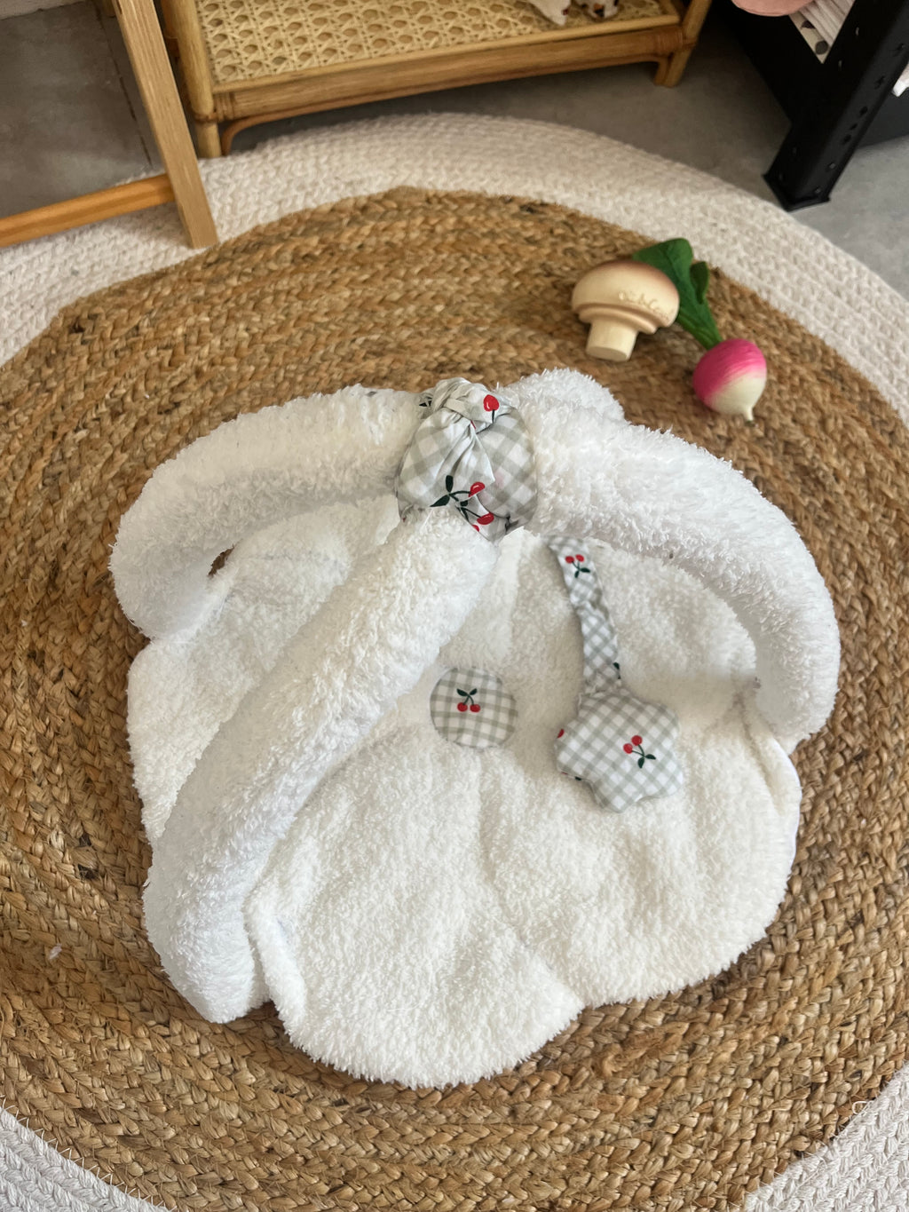 Tapis d’éveil poupée / poupon cerise 🍒