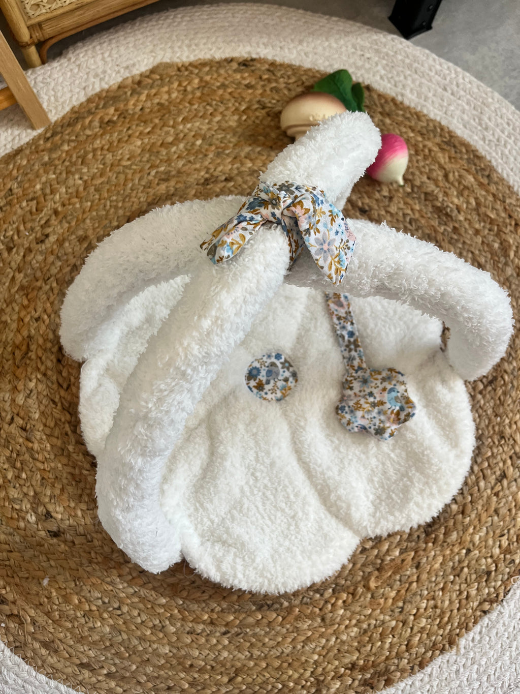 Tapis d’éveil poupée / poupon bleu