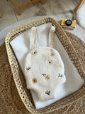 Porte bébé /poupée fleurie sherpa