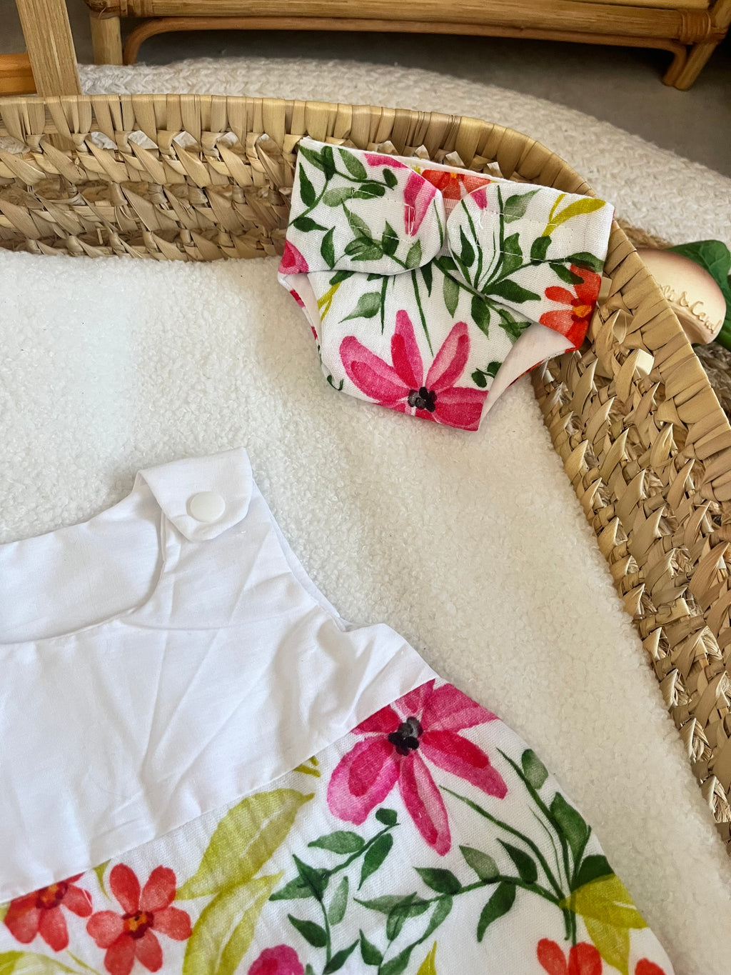 Gigoteuse + couche fleur