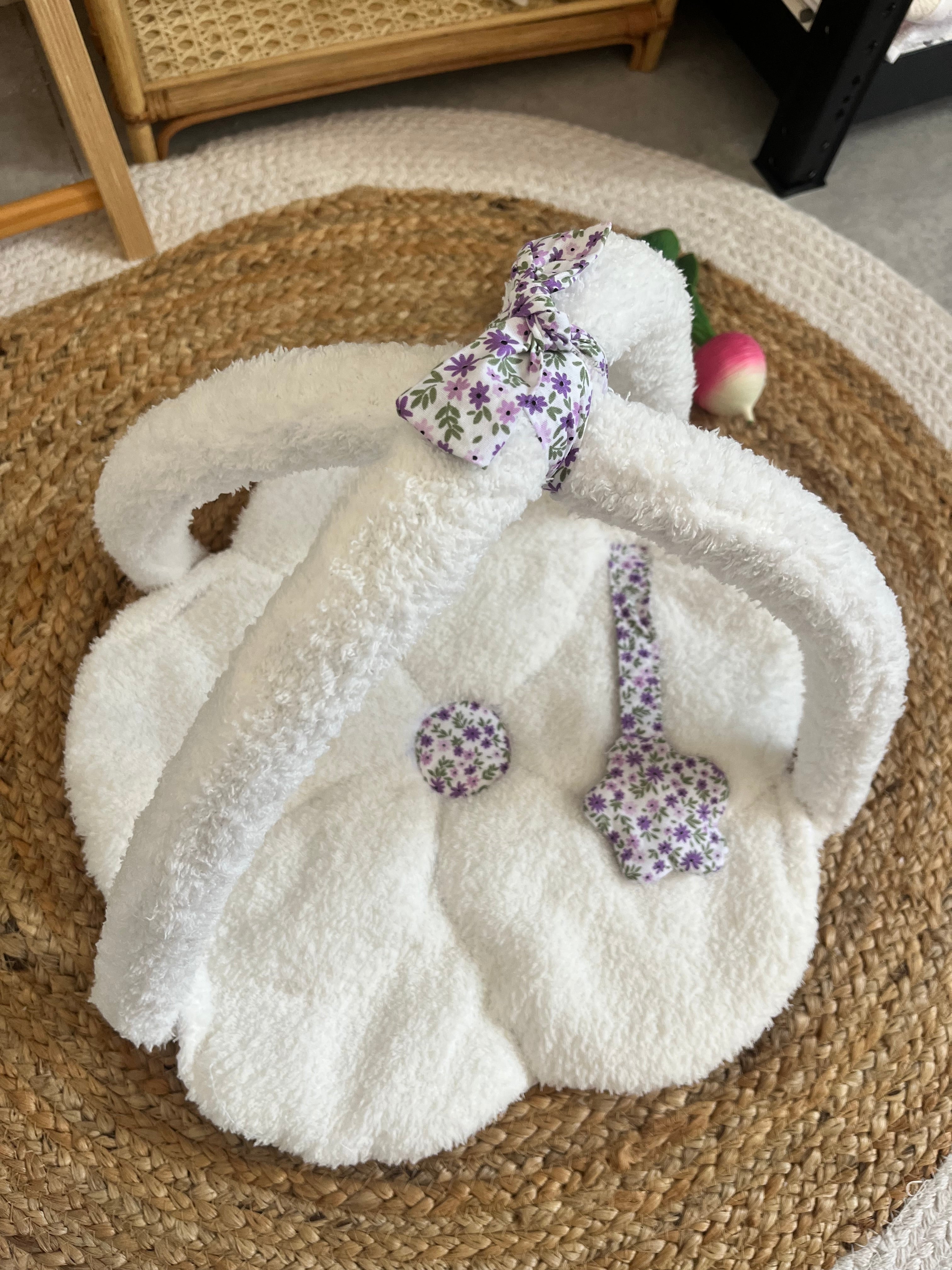 Tapis d’éveil poupée / poupon violet