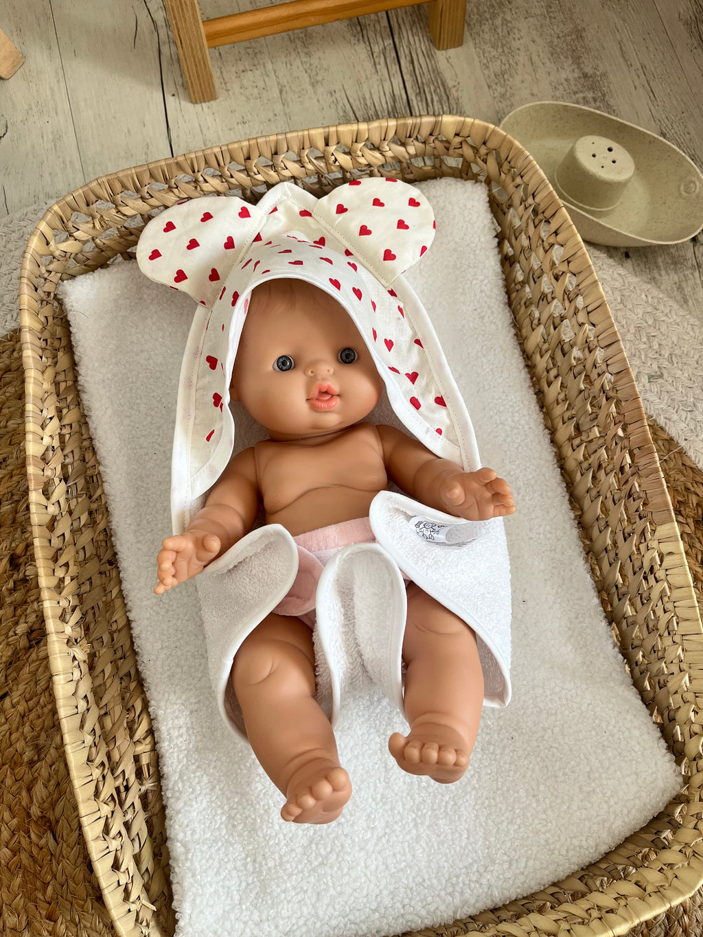 Sortie de bain cœur ❤️