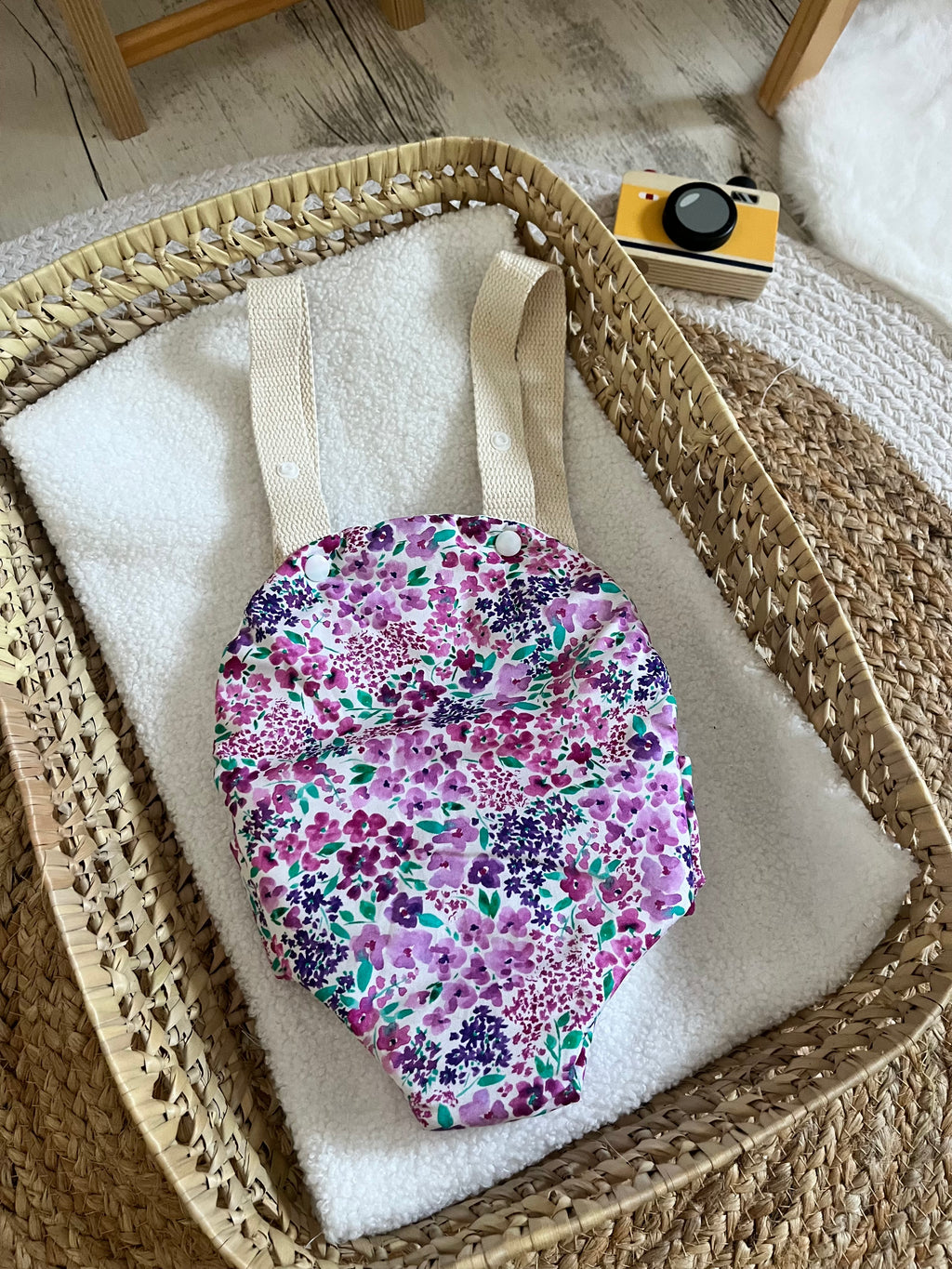 Porte bébé /poupée violet