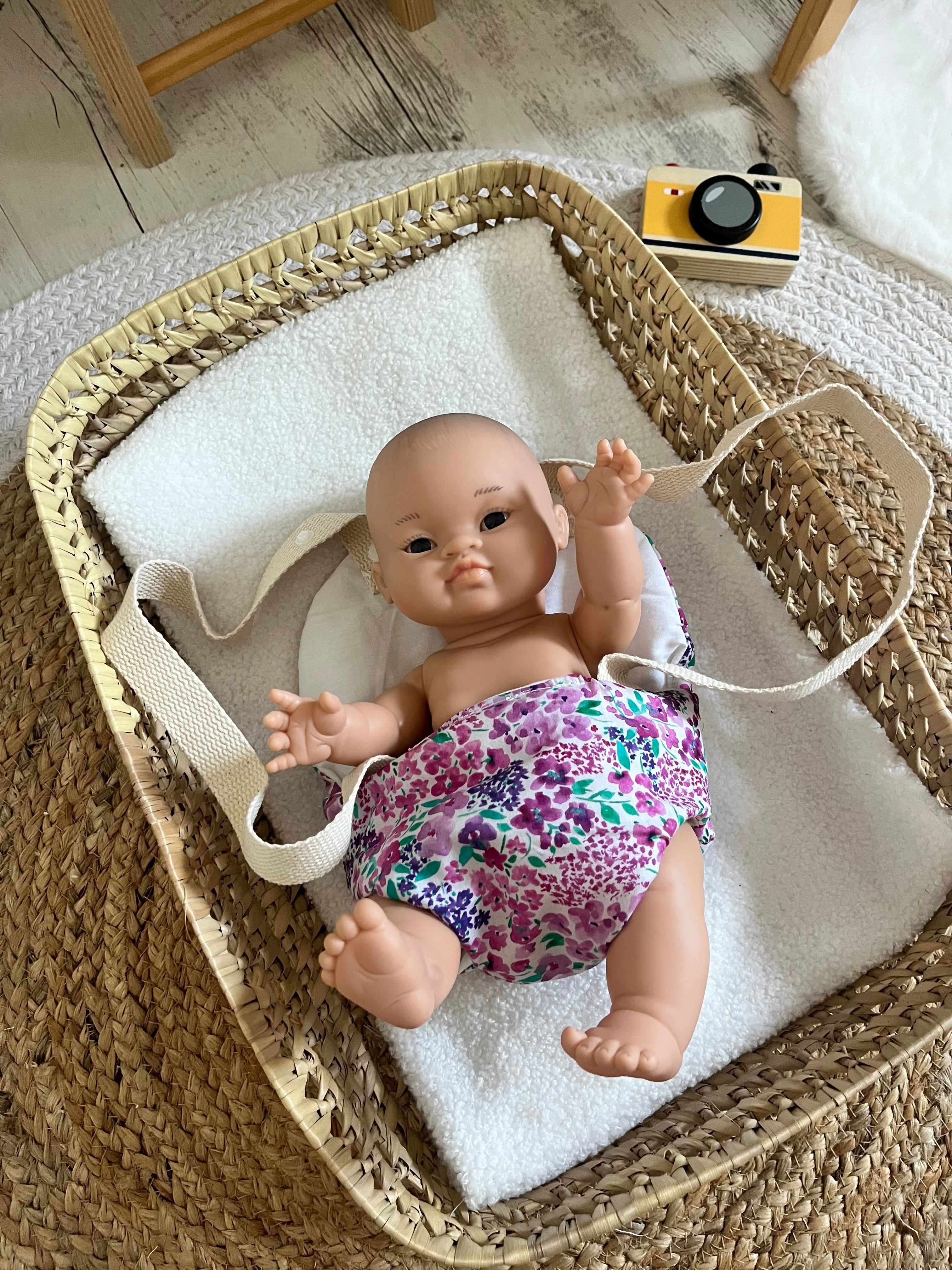 Porte bébé /poupée violet