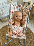 Housse poussette beige
