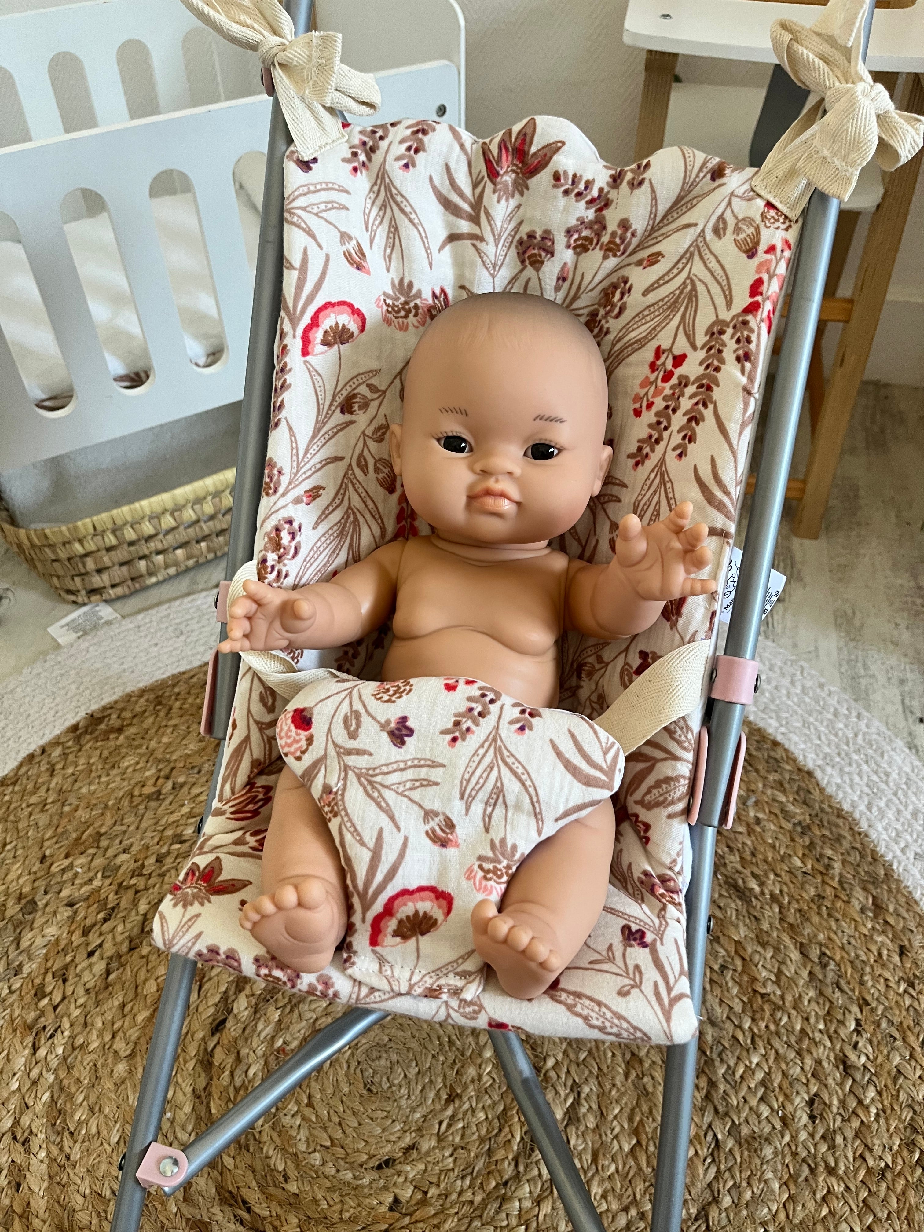 Housse poussette beige