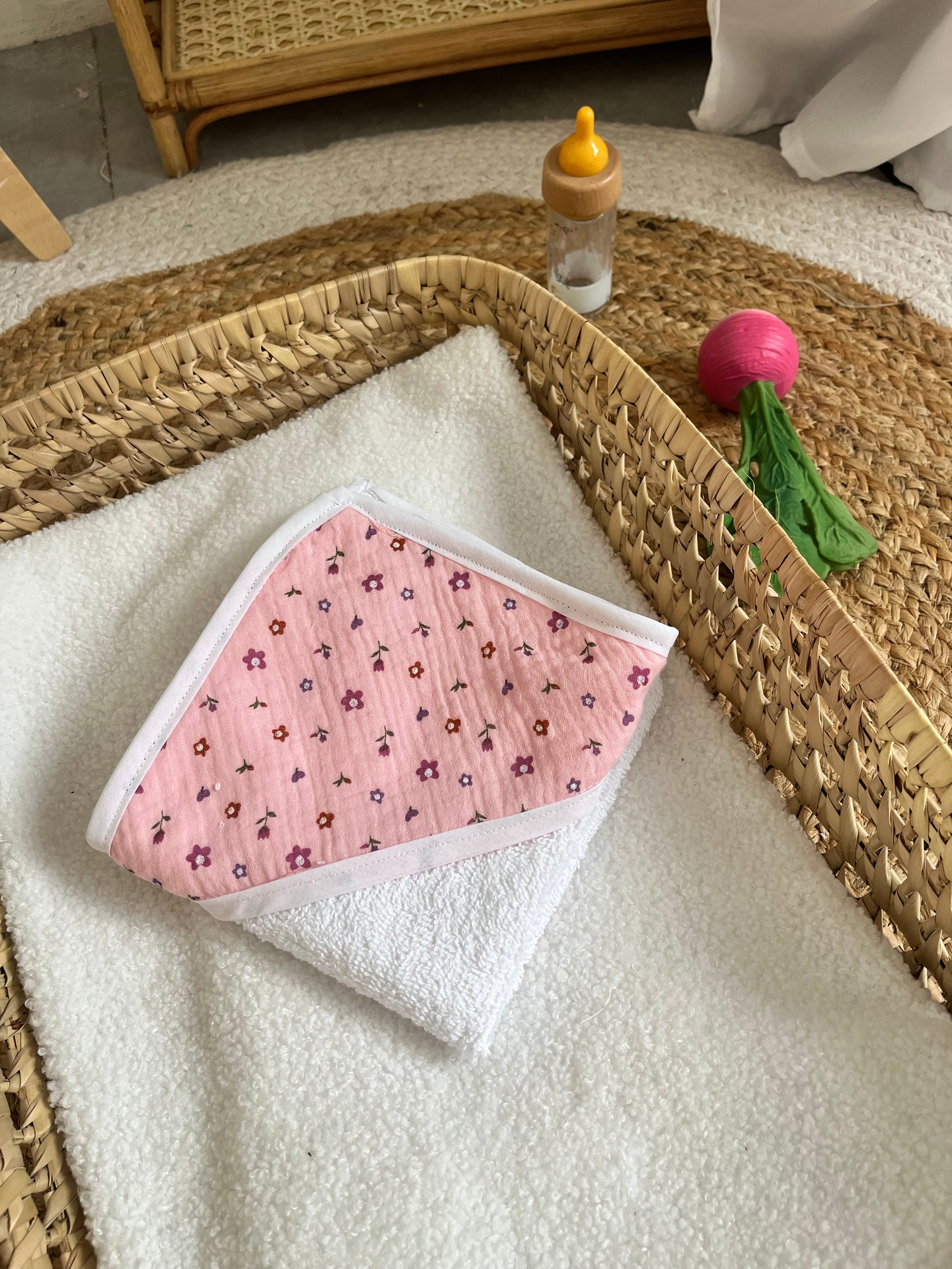 Sortie de bain rose
