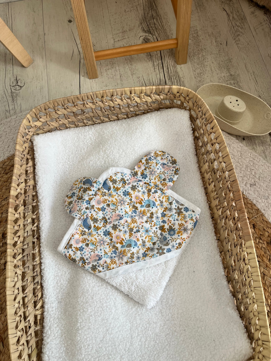 Sortie de bain bleu