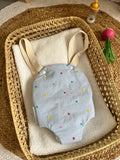 Porte bébé /poupée bleu