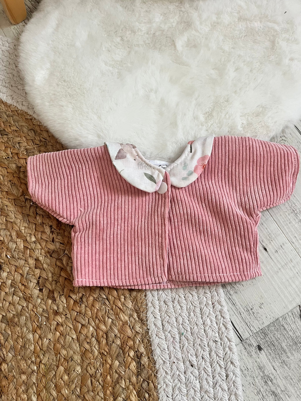 Gilet rose / différent motifs
