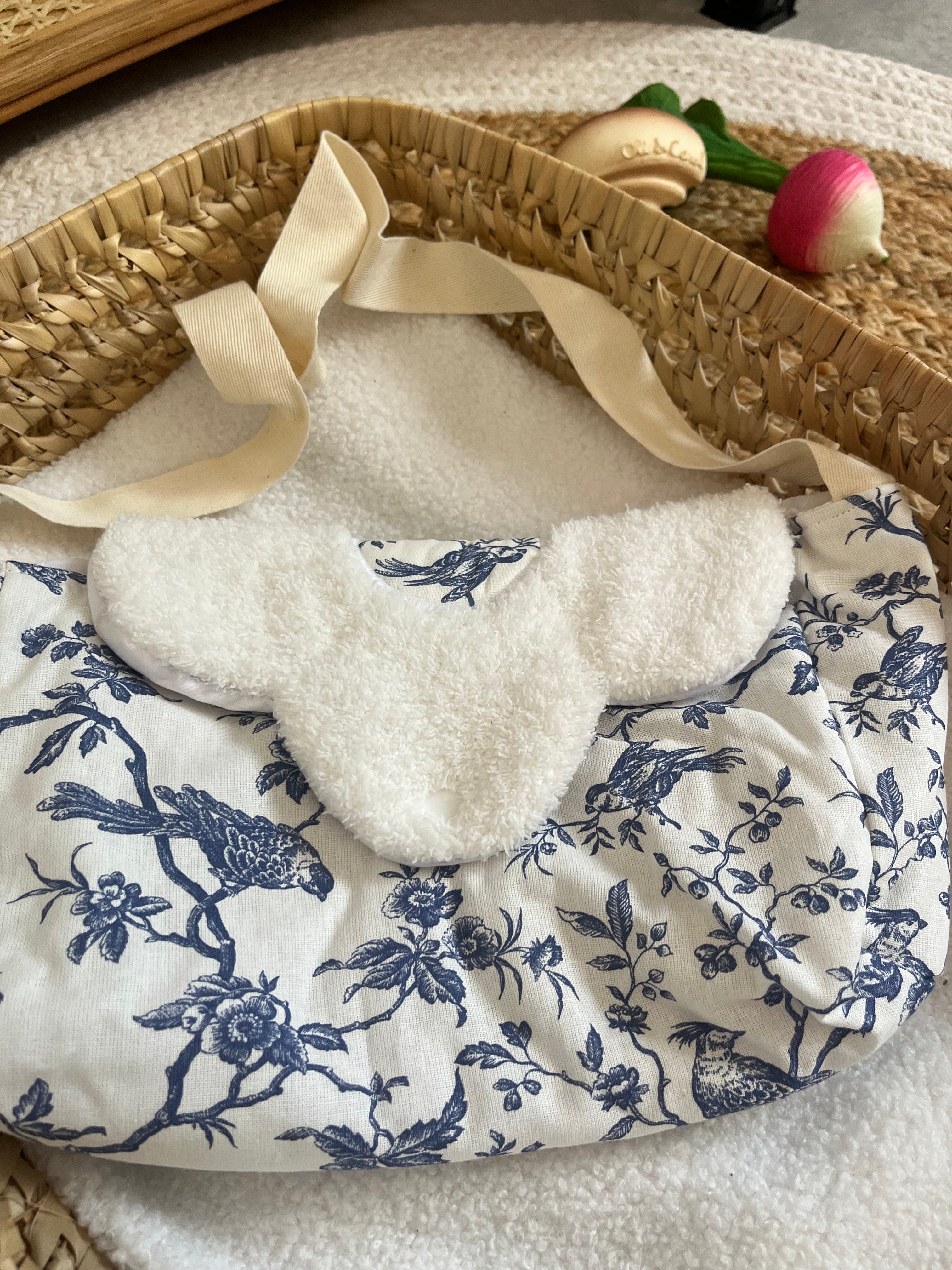 Sac à langer bleu