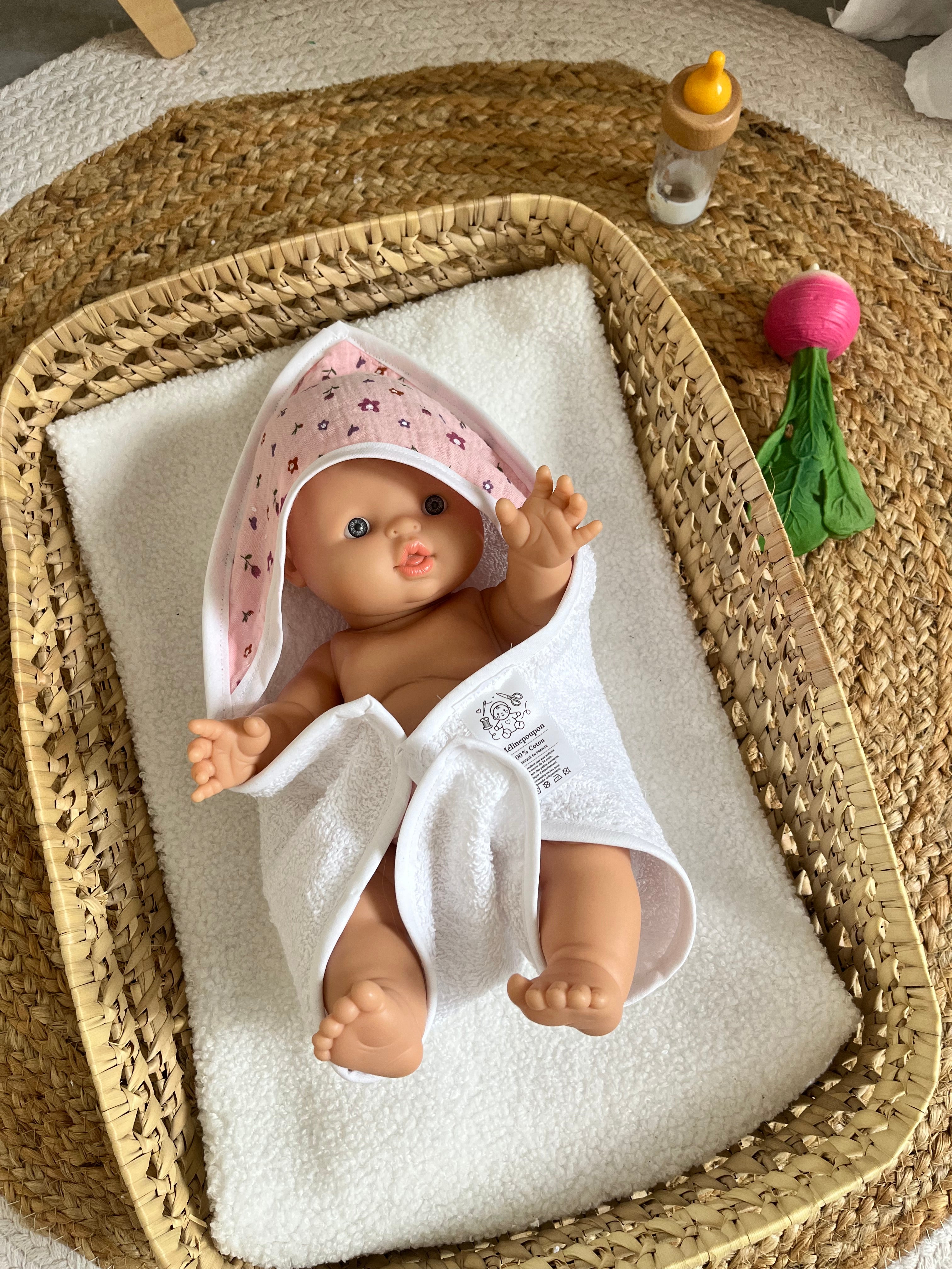 Sortie de bain rose