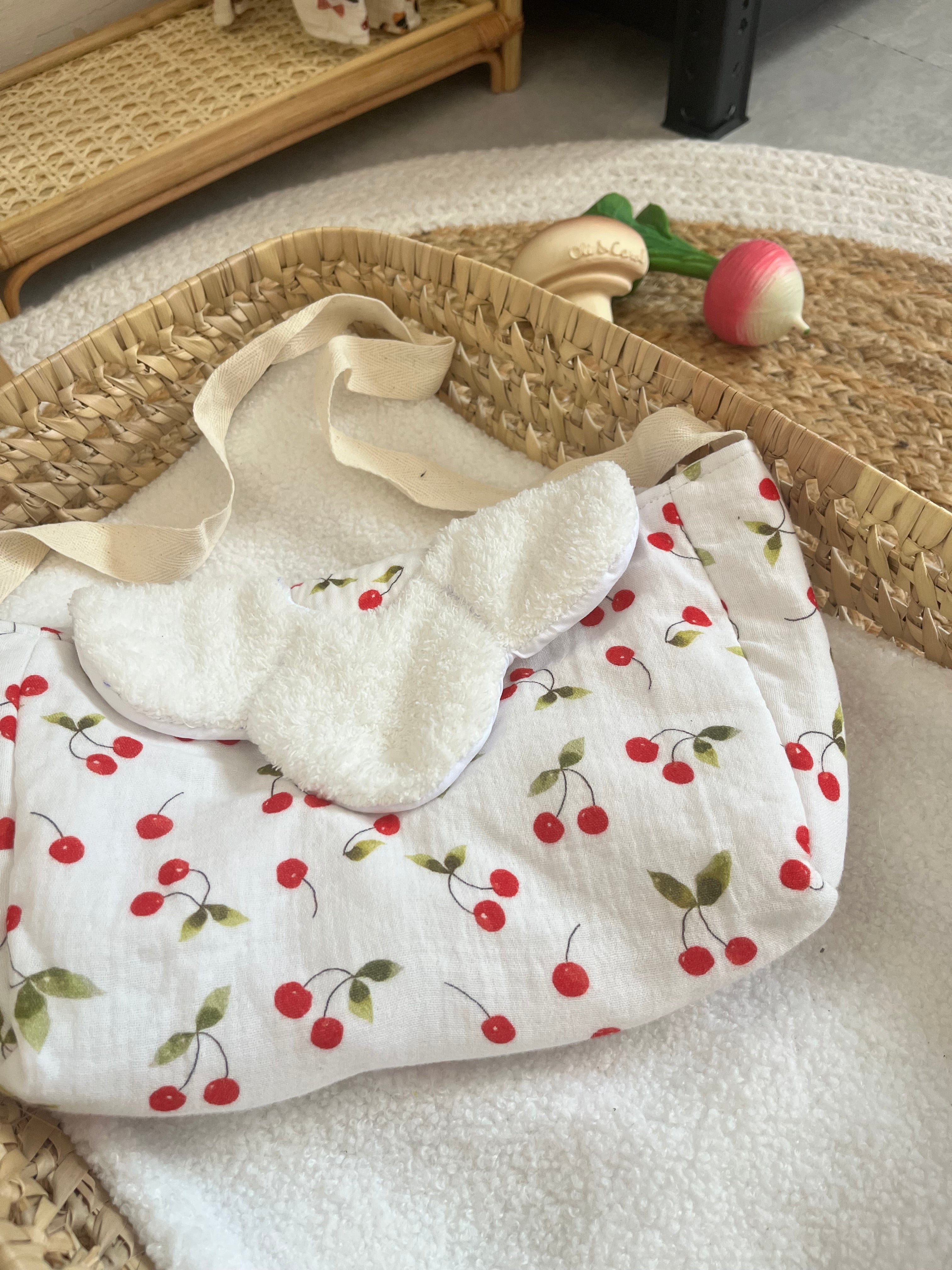 Sac à langer cerises 🍒