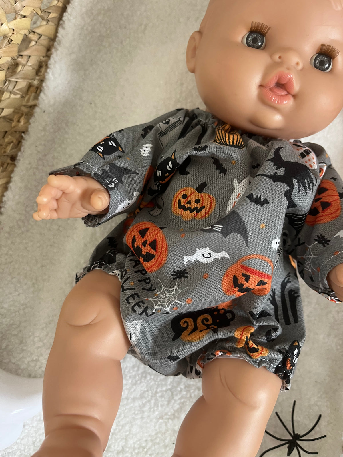 Barboteuse Halloween pour poupée 🎃👻