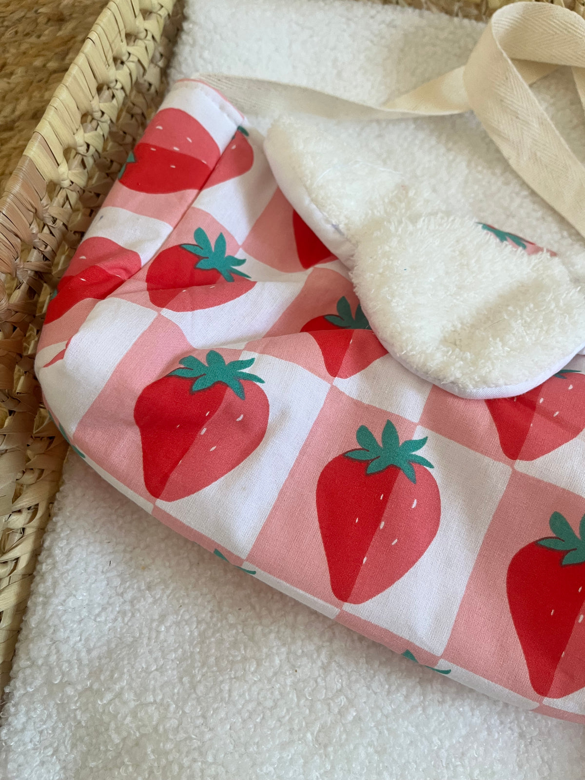 Sac à langer fraises 🍓