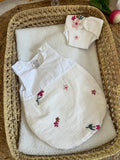 Gigoteuse + couche fleur