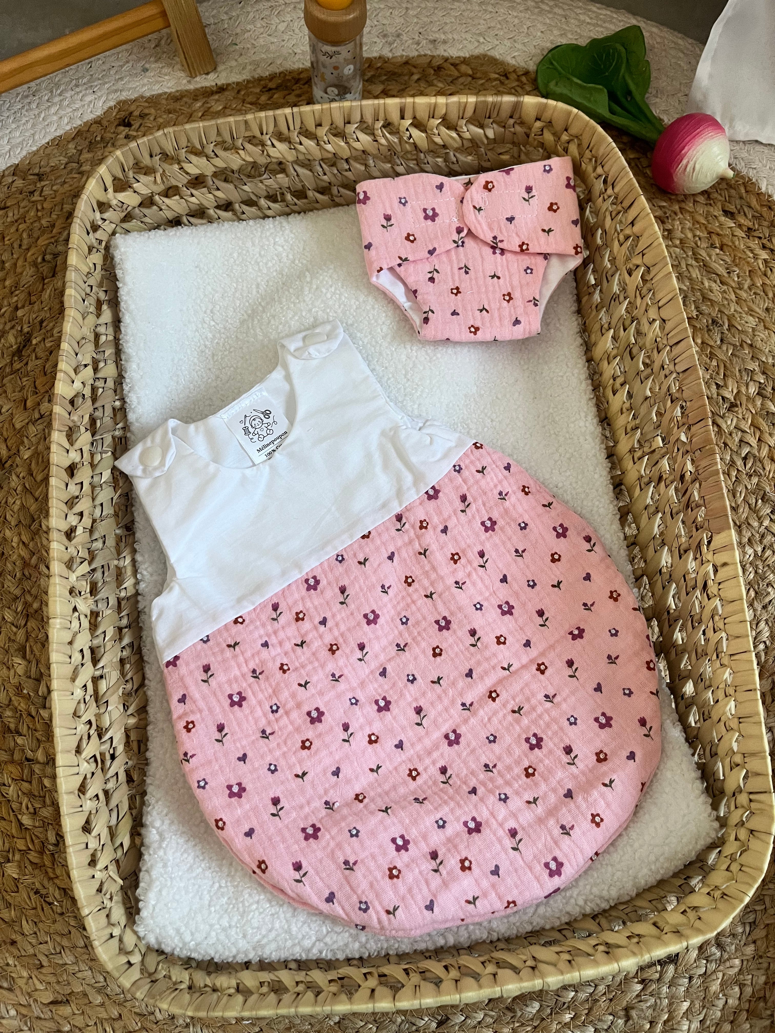 Gigoteuse + couche rose