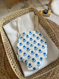 Porte bébé /poupée bleu