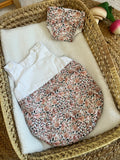 Gigoteuse + couche fleur