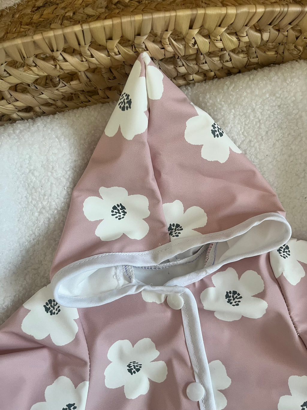 Combinaison imperméable fleurs