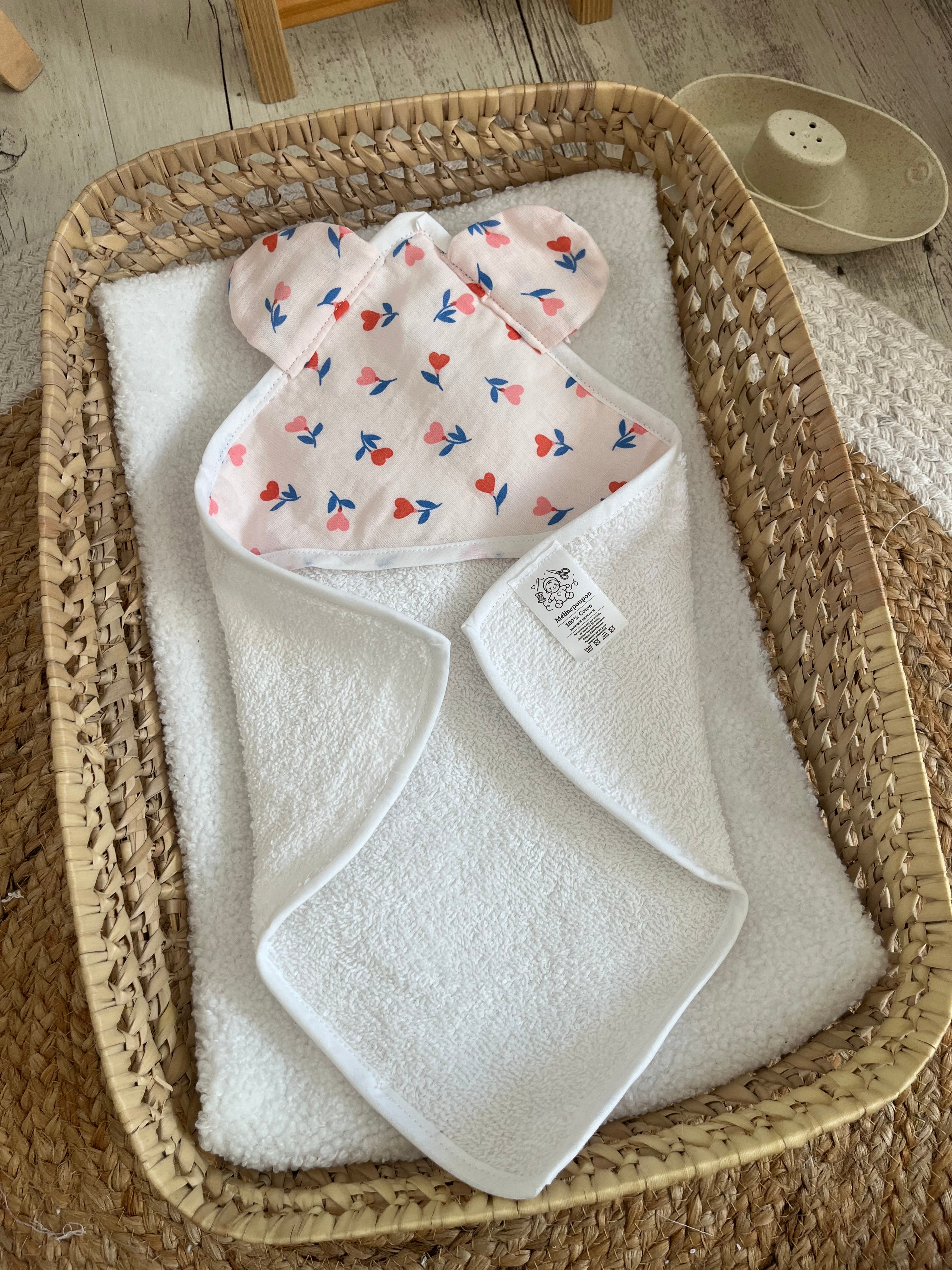 Sortie de bain rose