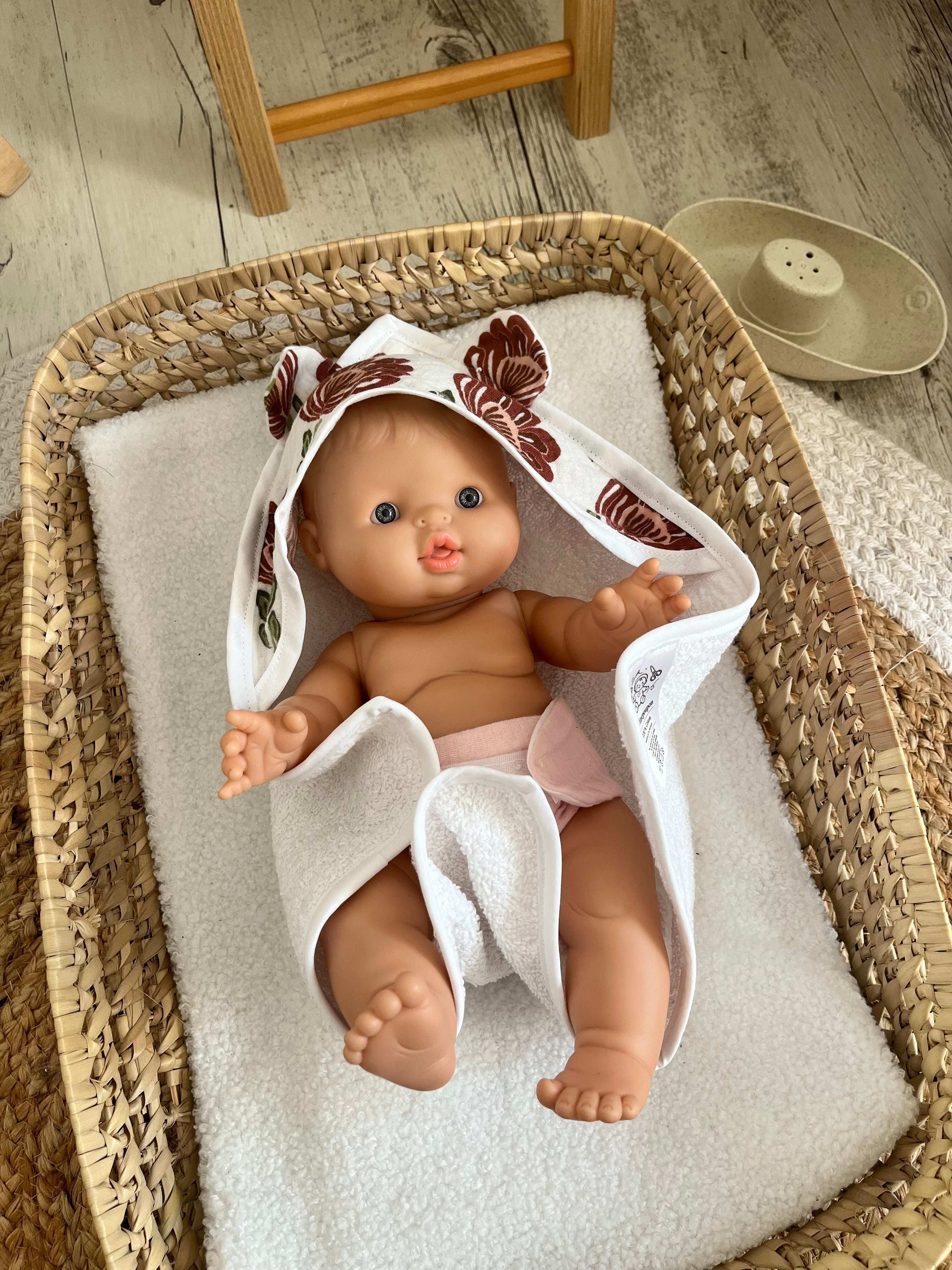 Sortie de bain marron