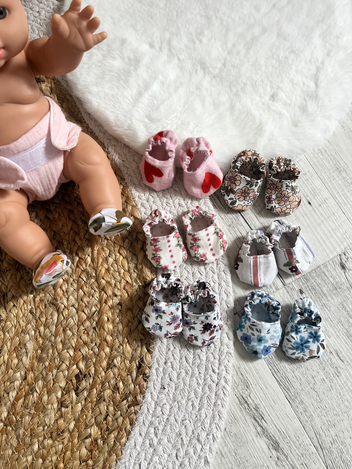 Chaussons poupée