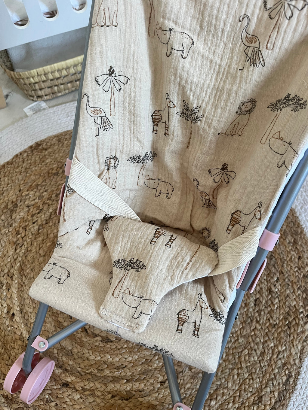Housse poussette animaux