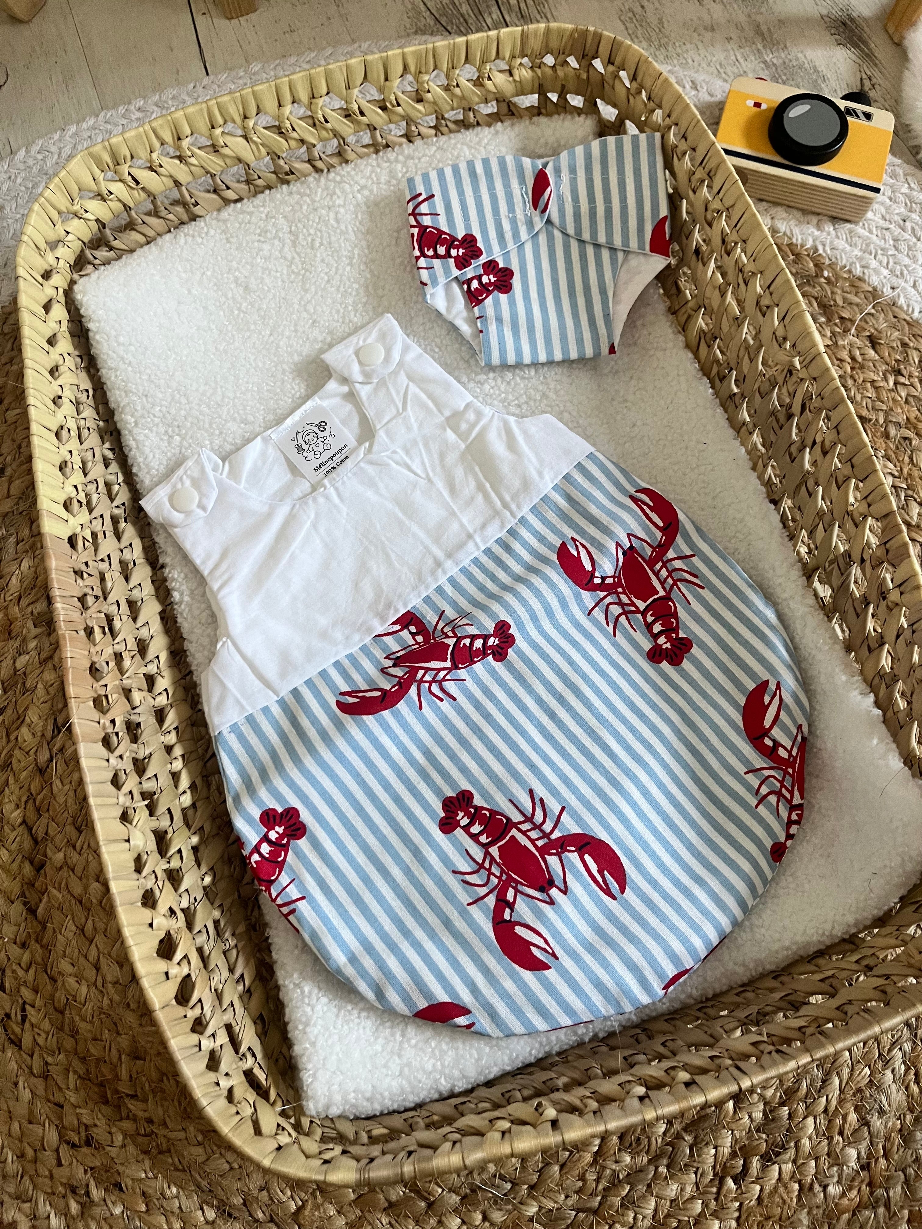 Gigoteuse + couche homard 🦞