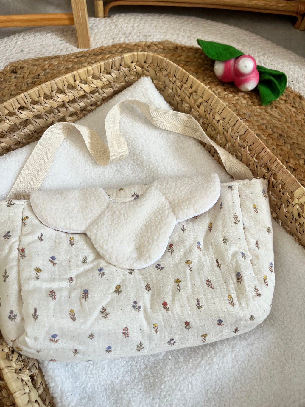 Sac à langer petites fleurs
