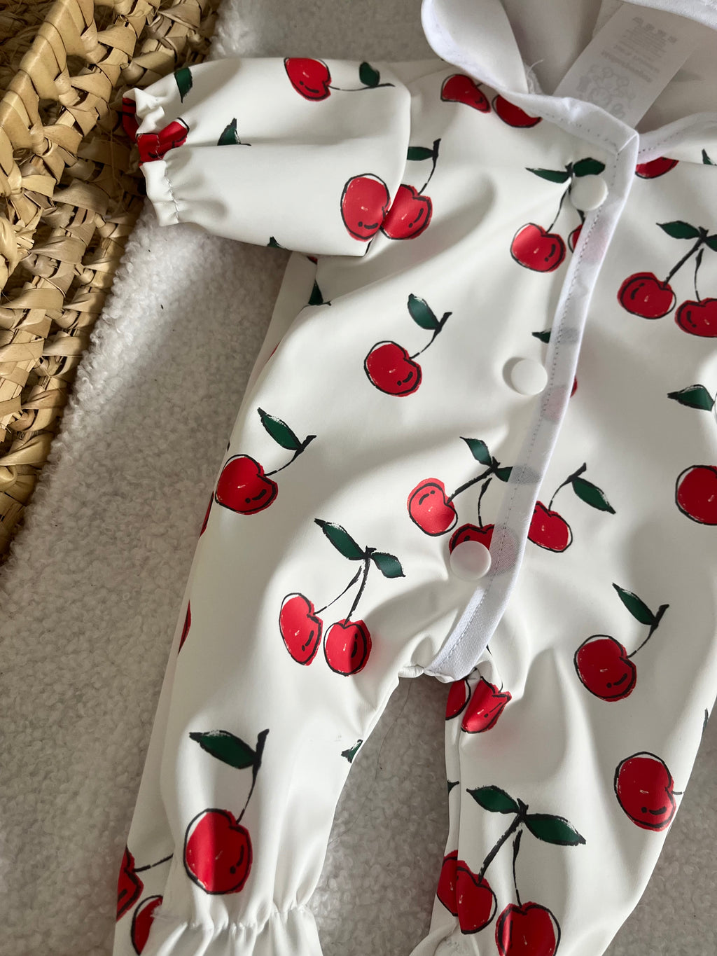 Combinaison imperméable cerise 🍒