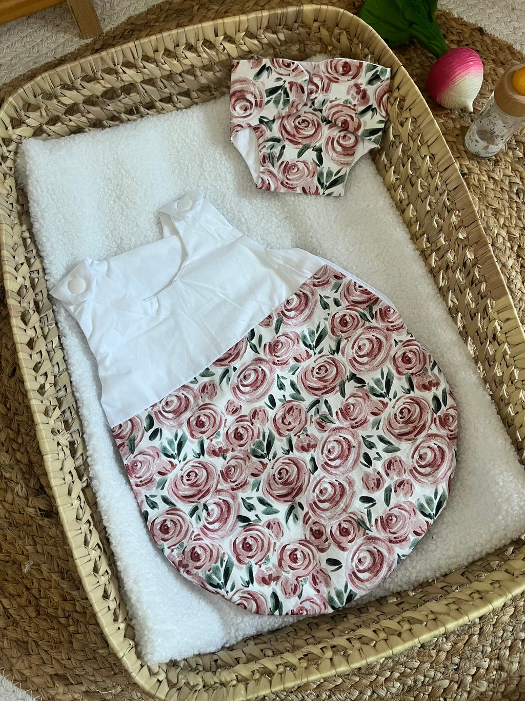 Gigoteuse + couche rose