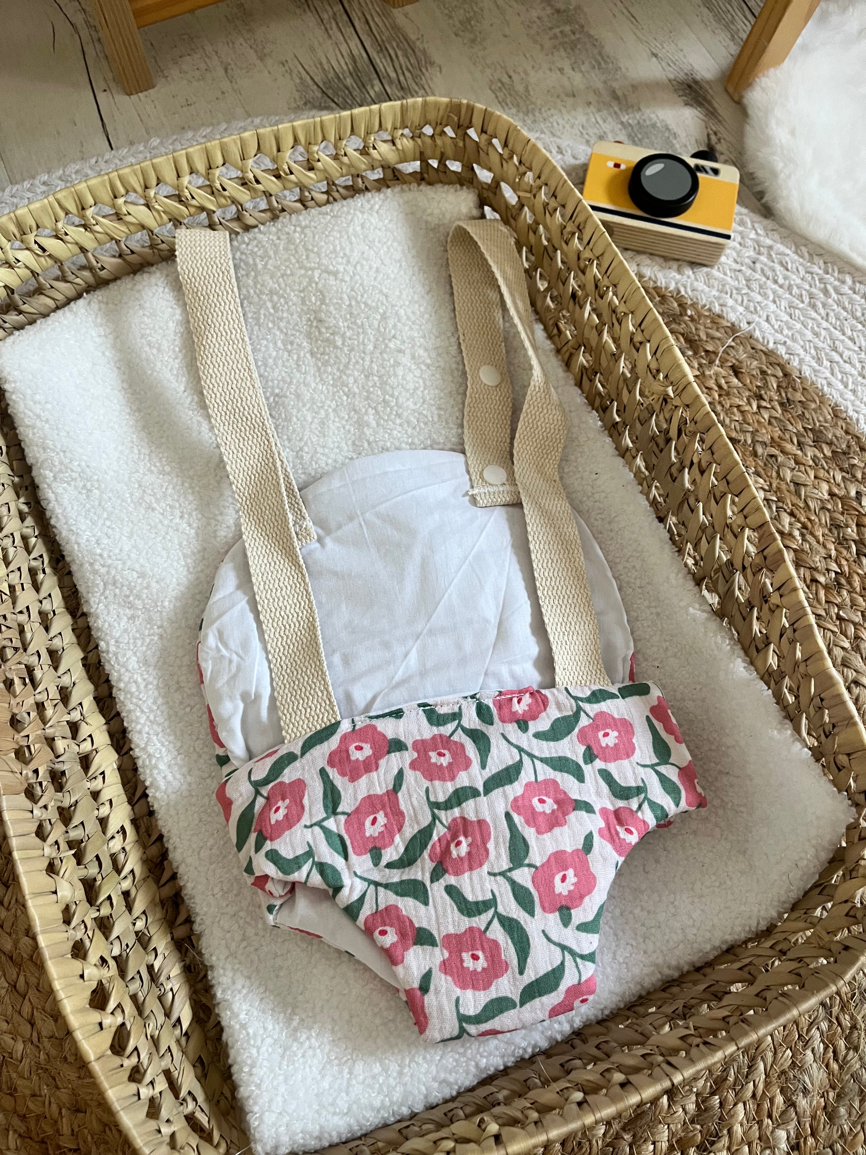 Porte bébé /poupée fleur 🌸