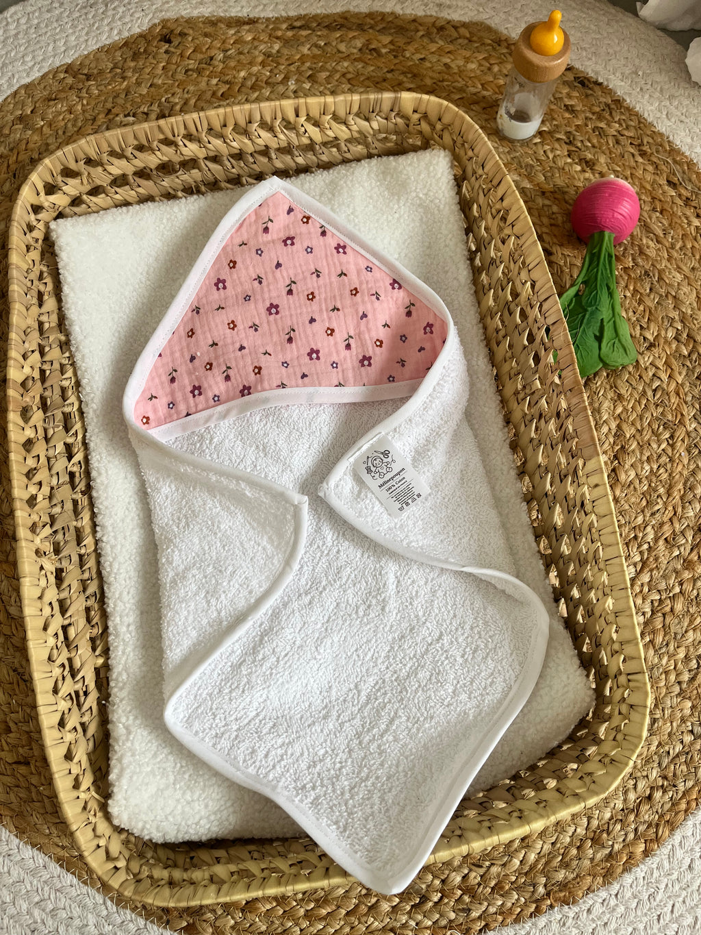 Sortie de bain rose
