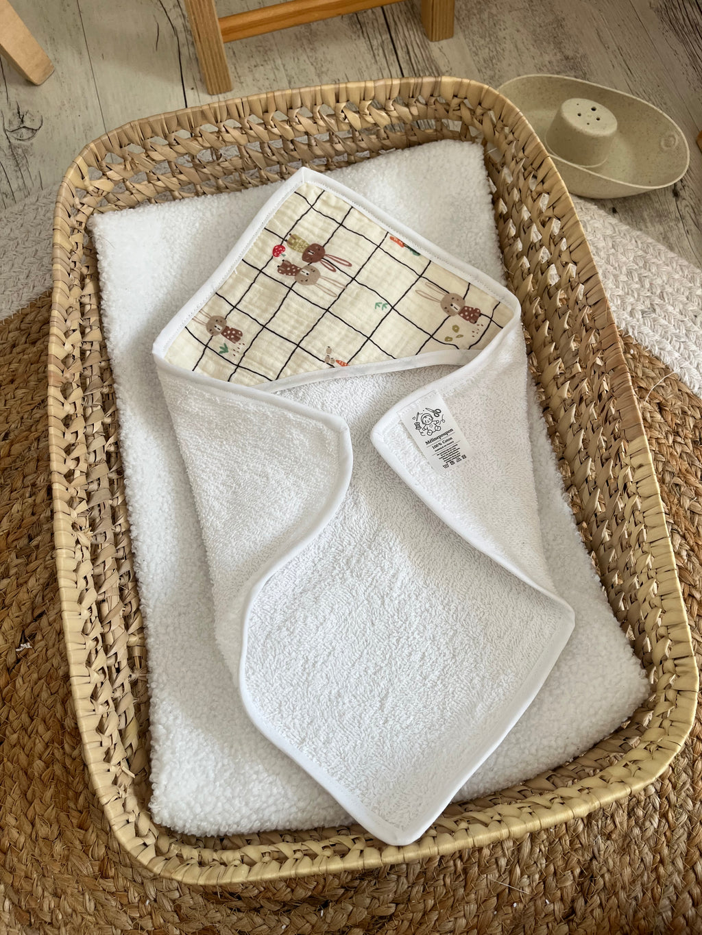 Sortie de bain lapin