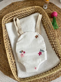Porte bébé /poupée fleur