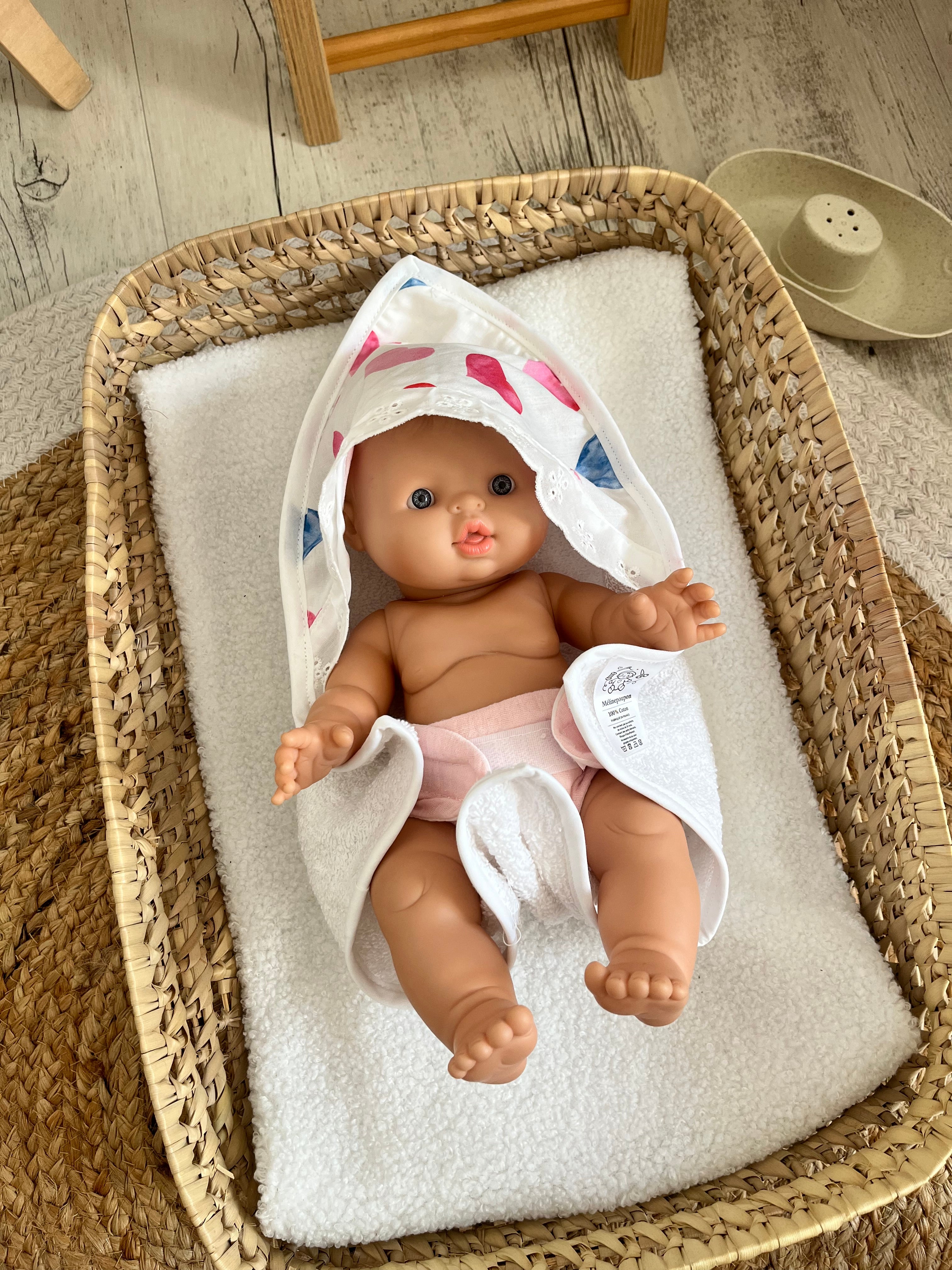 Sortie de bain cœur