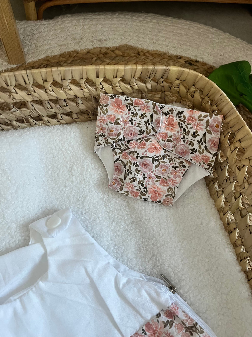 Gigoteuse + couche fleur