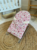 Transat poupée rose fleurie