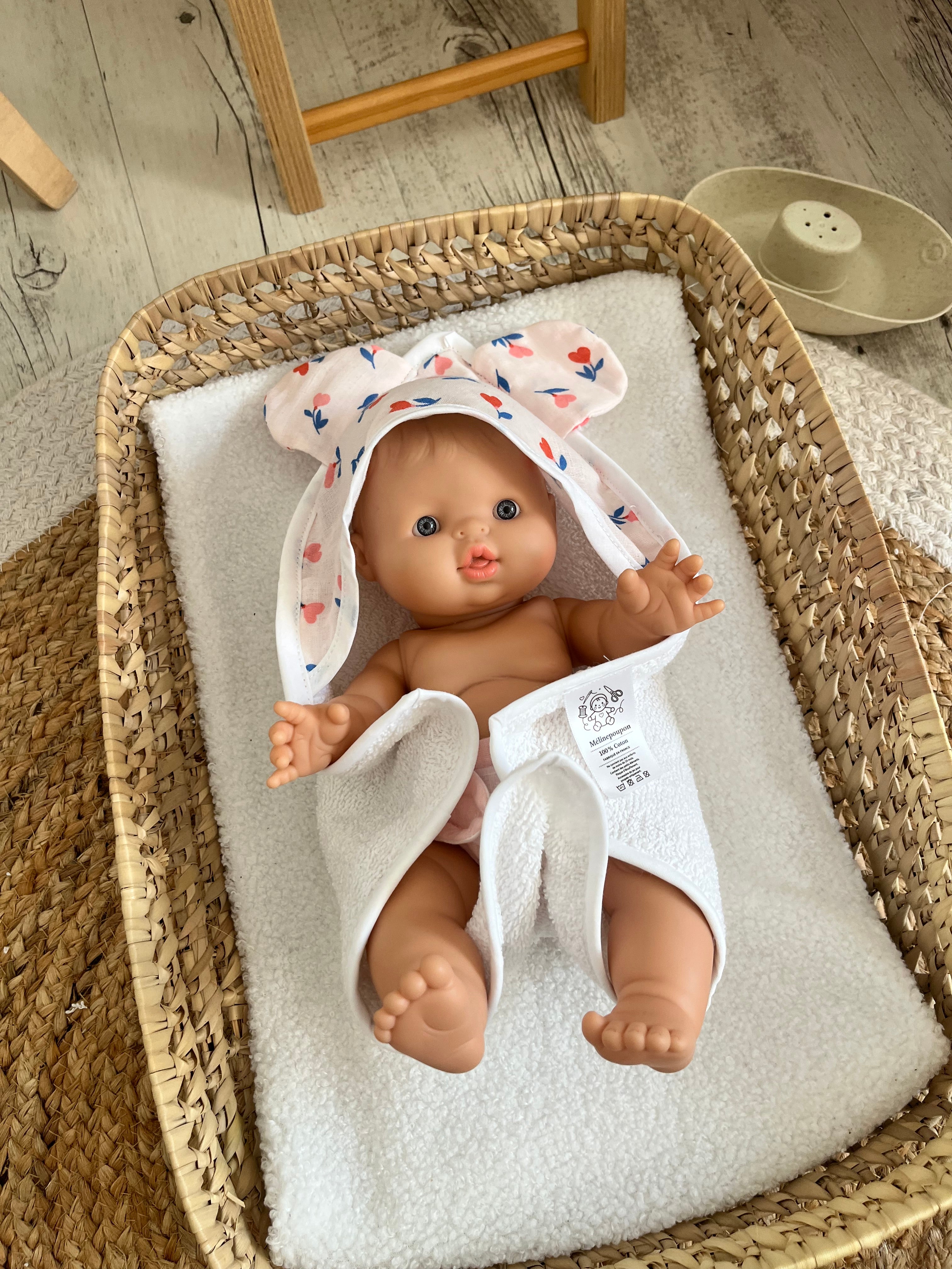 Sortie de bain rose