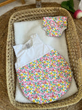 Gigoteuse + couche fleur