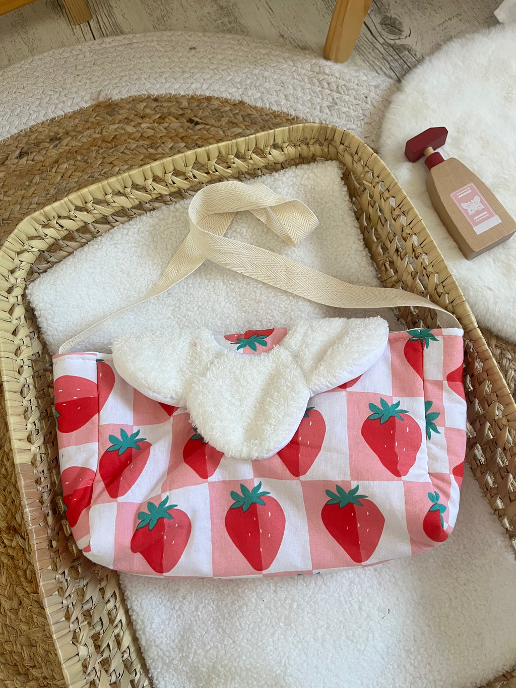 Sac à langer fraises 🍓