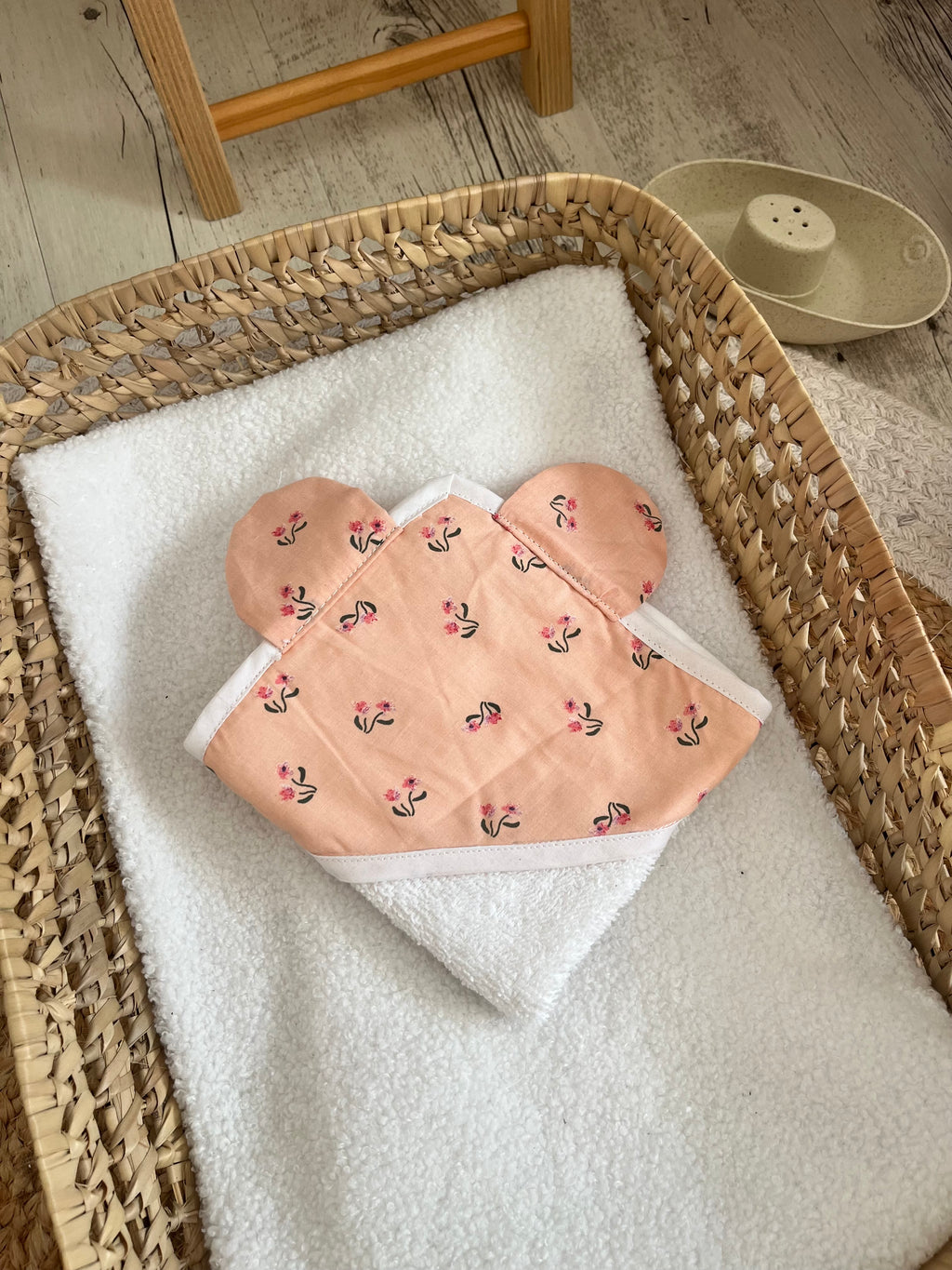 Sortie de bain corail