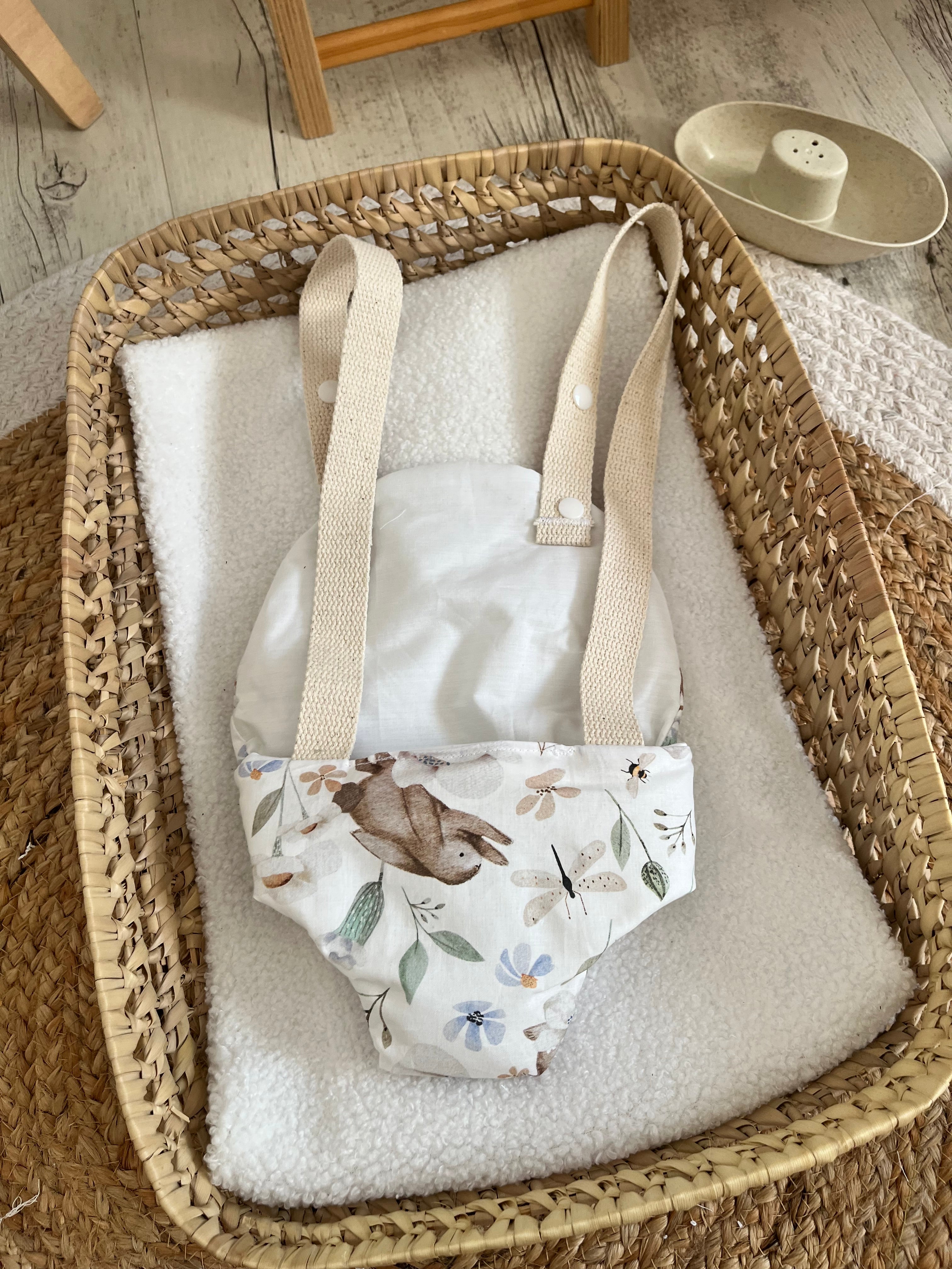 Porte bébé /poupée lapin