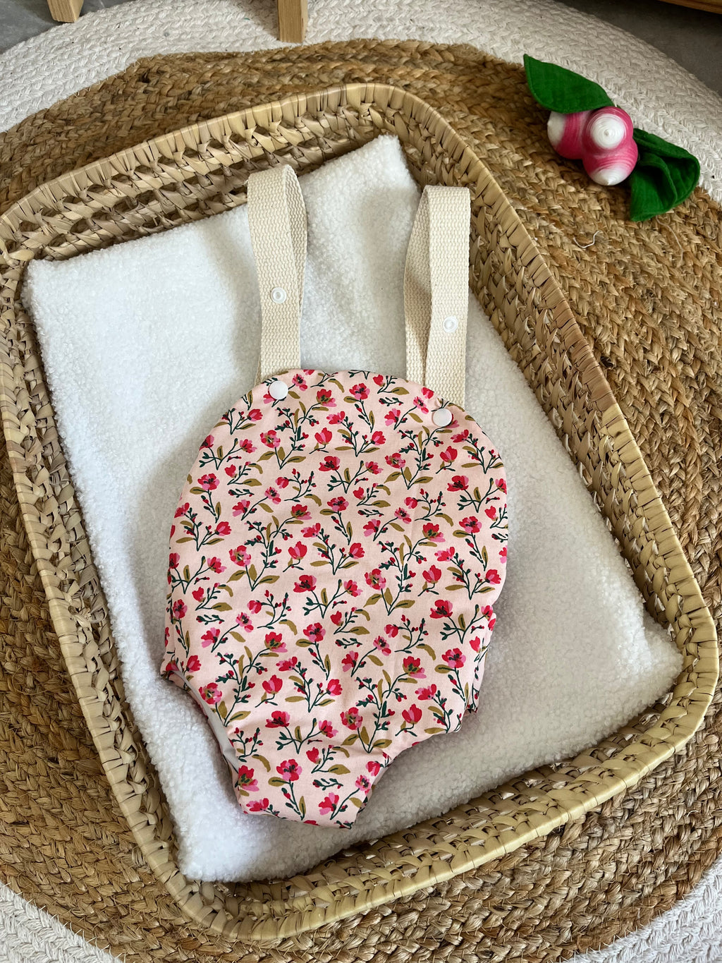 Porte bébé /poupée rose
