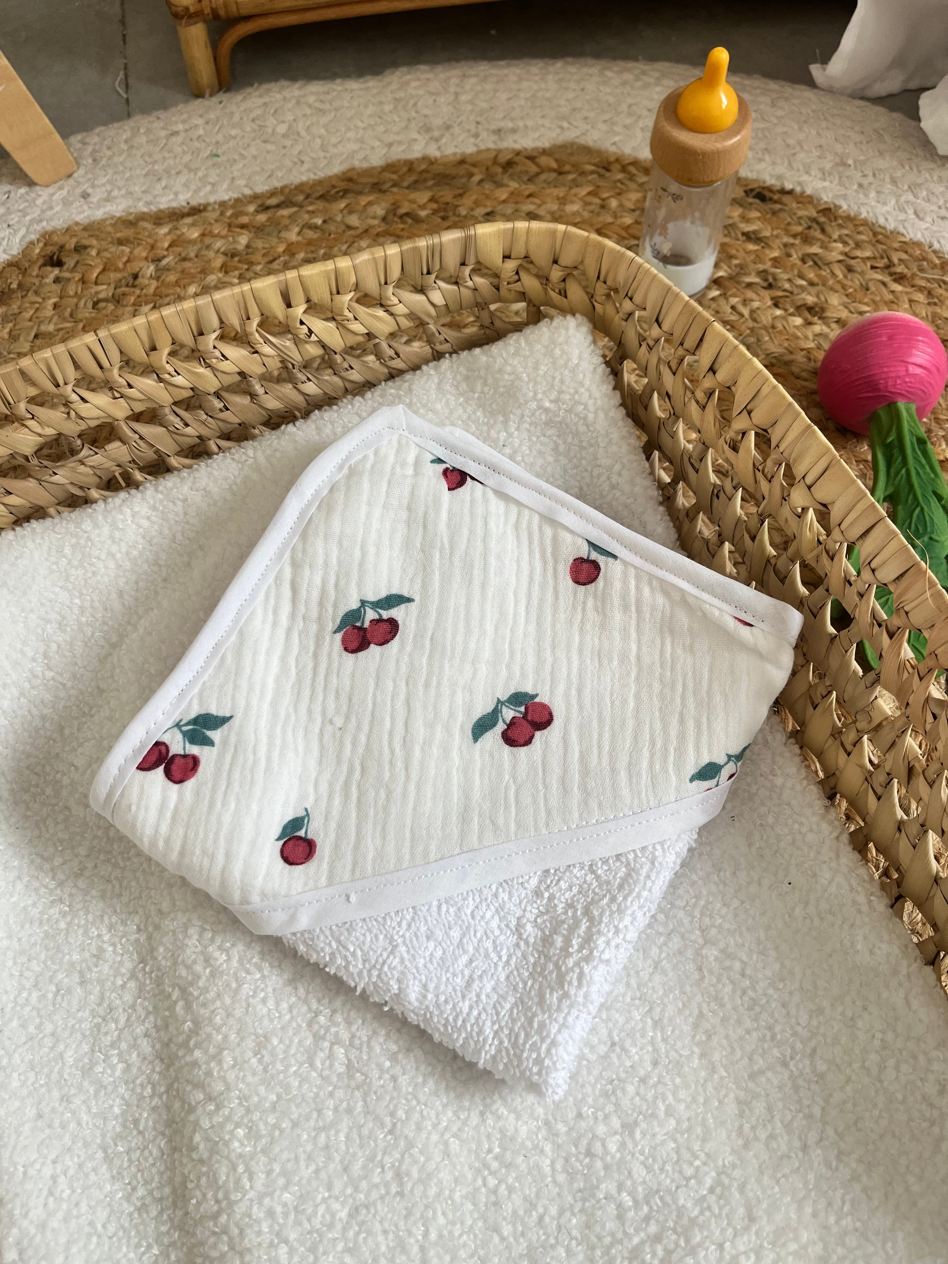 Sortie de bain cerises 🍒