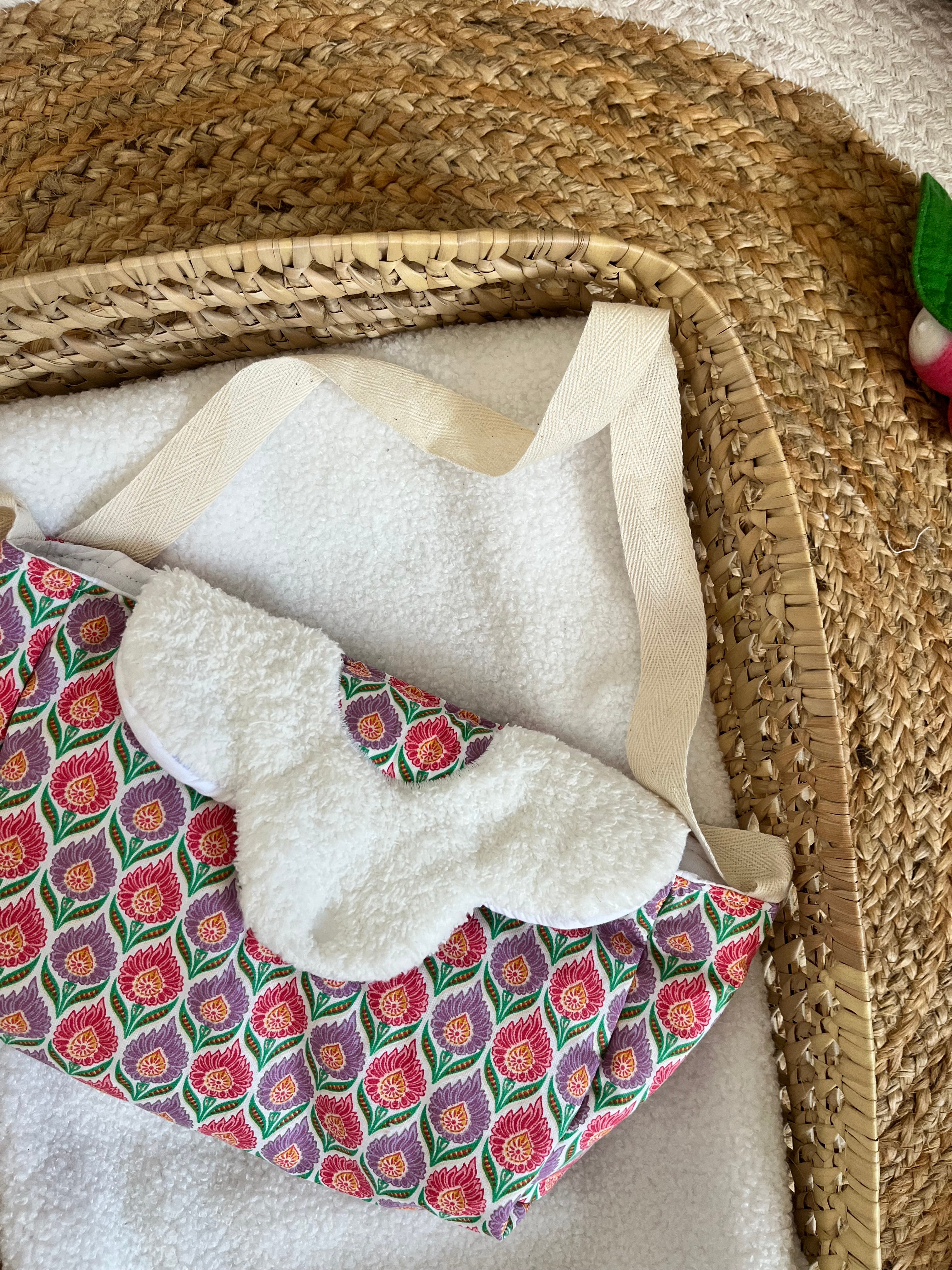 Sac à langer fleurs