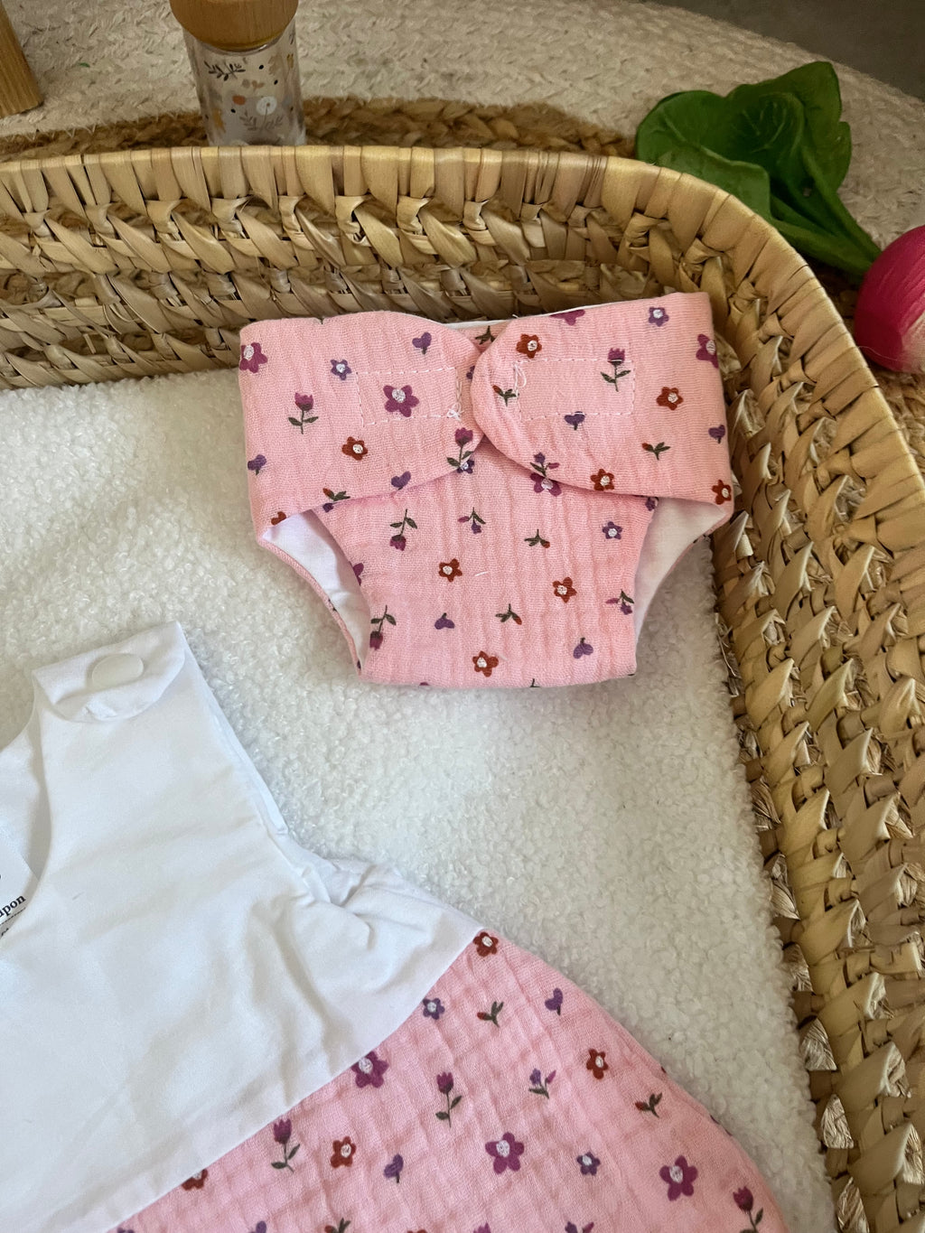 Gigoteuse + couche rose