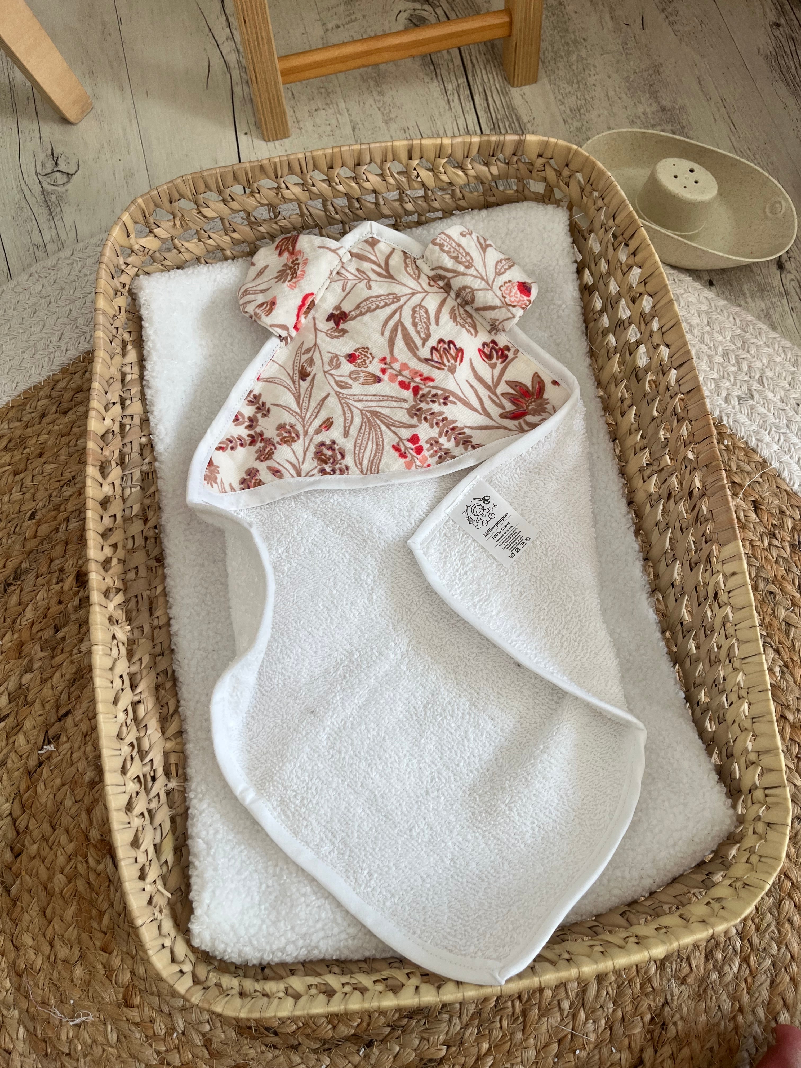 Sortie de bain beige