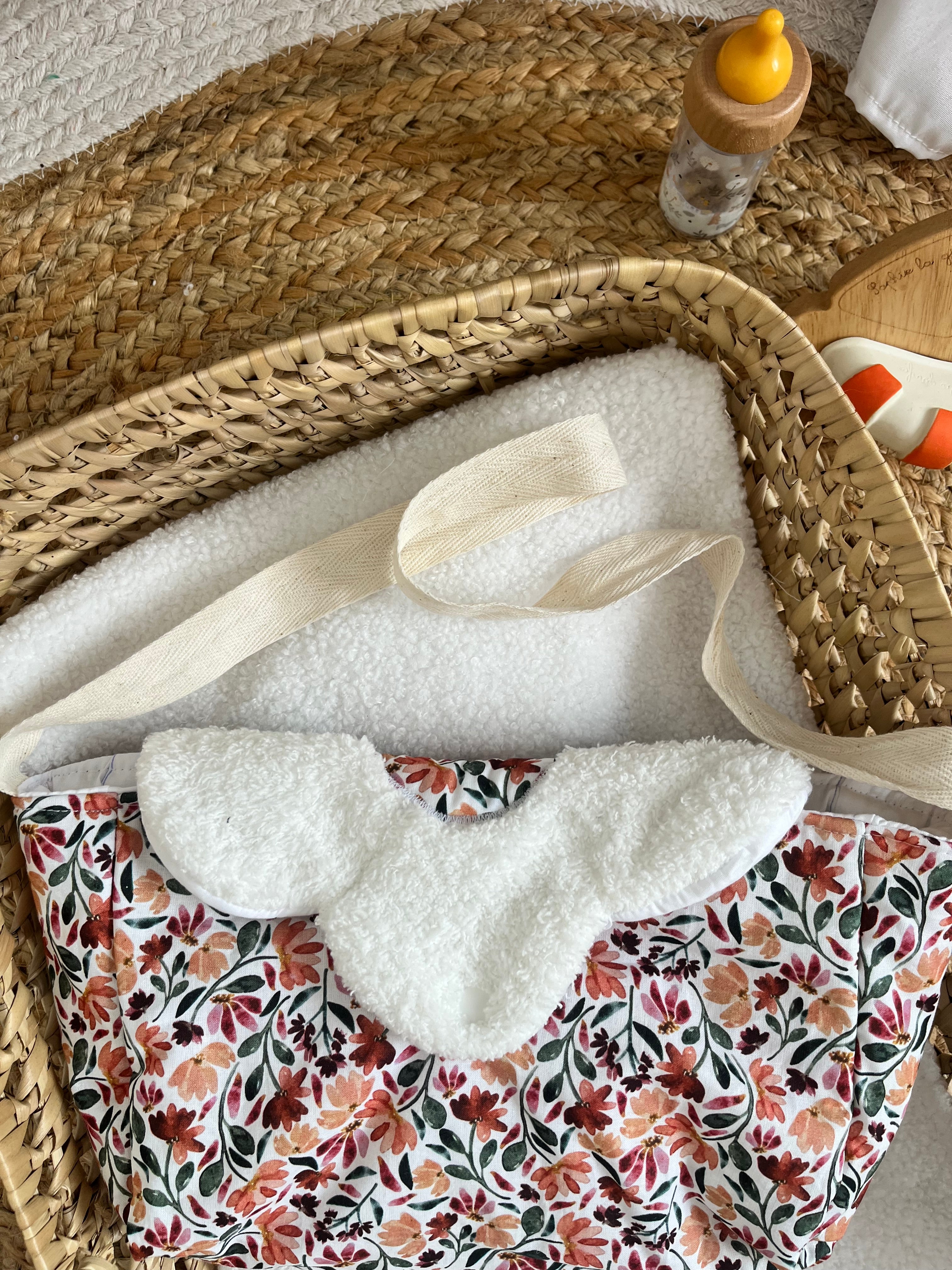 Sac à langer fleurs
